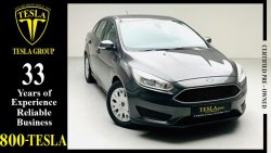 فورد فوكاس / SEDAN / EcoBoost / GCC / 2017 / DEALER WARRANTY UNTIL 30/5/2022 / FSH / ONLY 474 DHS MONTHLY