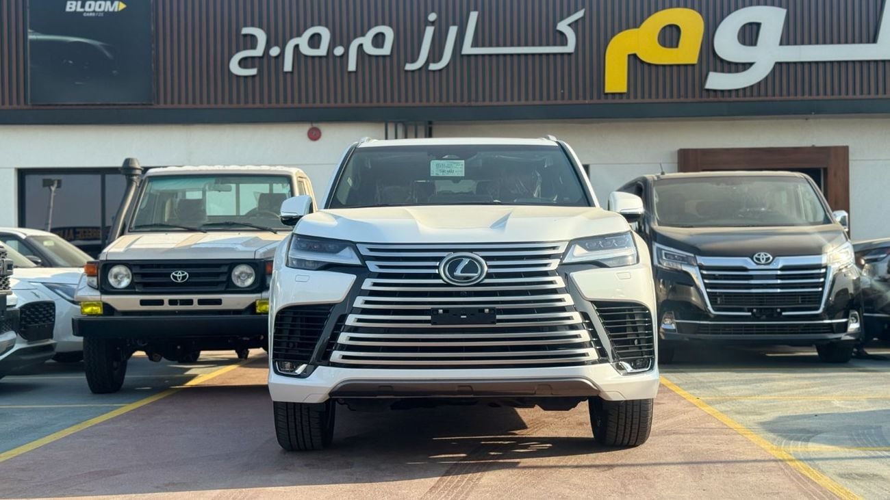 Lexus LX700h SIGNATURE WHITE ISNDE RED AUTOPARK MARK LEVINSONS SPEAKERS 7SEATER 22" ALLOY WHEELS REMOTE ENGINE STARTER