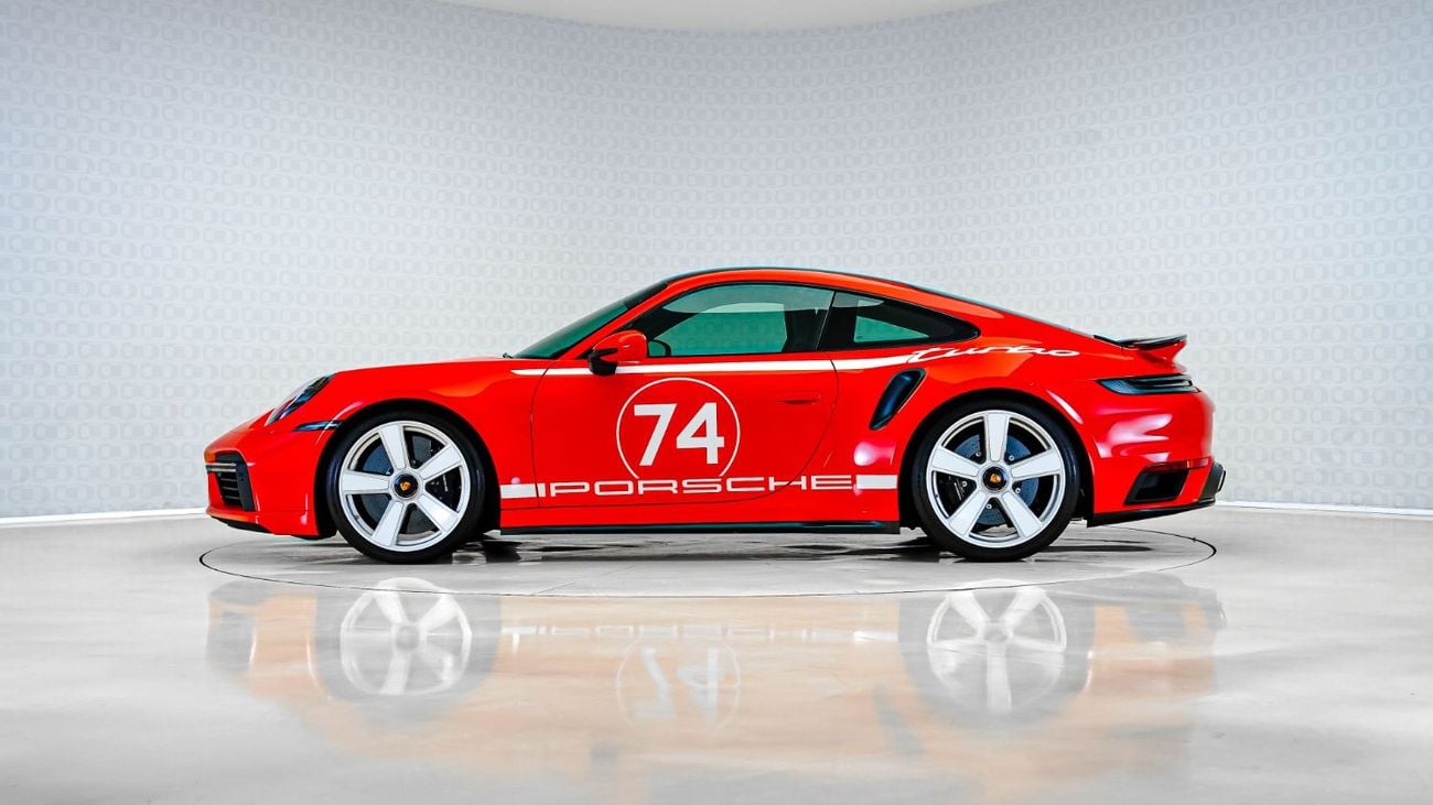 Porsche 911 Turbo 3.8L (575 HP) Coupe Turbo 50 Years | Special Offer | AED 19,568 PM | Limited Edition, GCC |