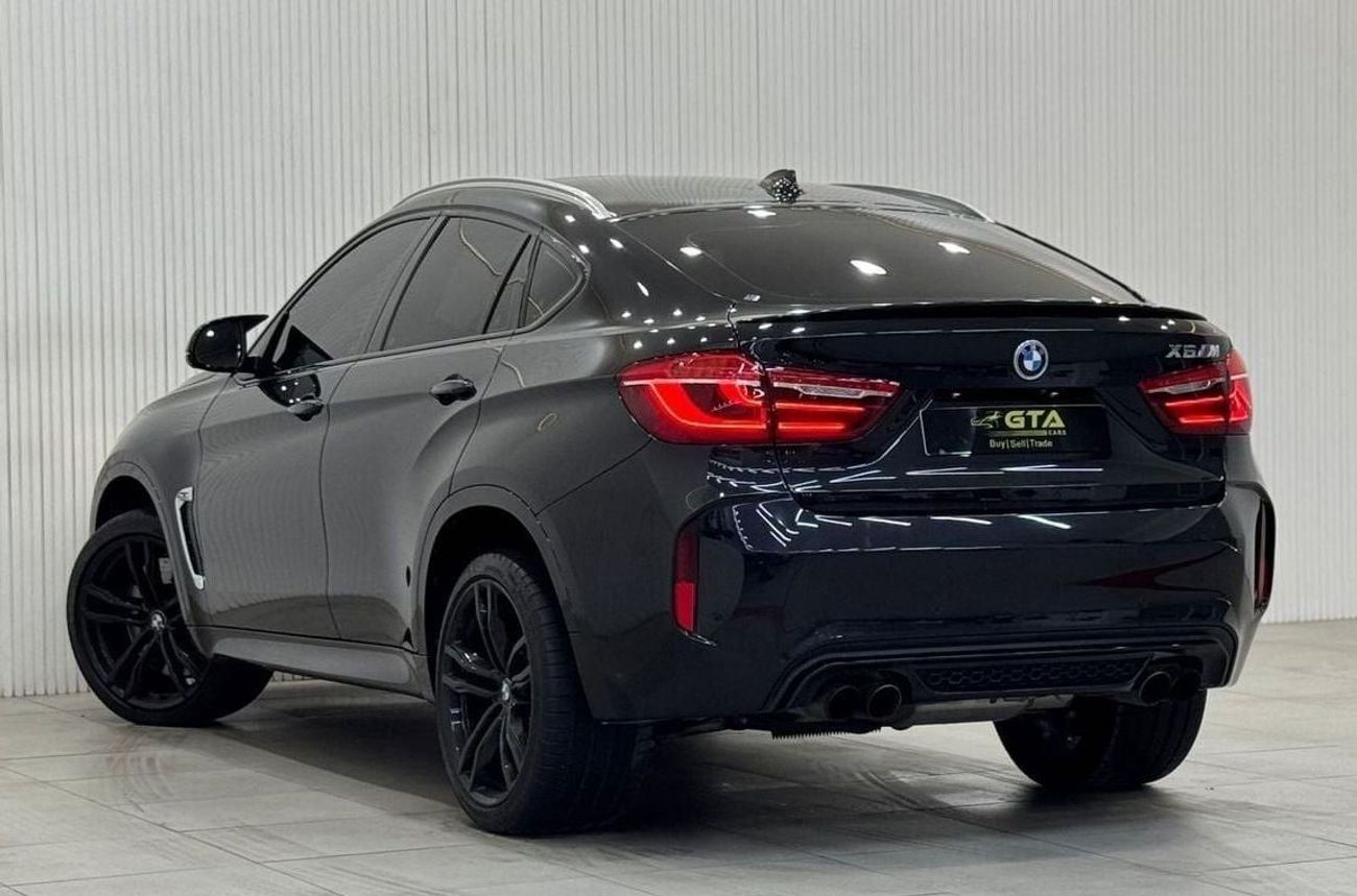 بي أم دبليو X6 M Std 4.4L 2018 BMW X6M M-Power, Warranty, Oct 2025 BMW Service Pack, Carbon Fiber Package, GCC