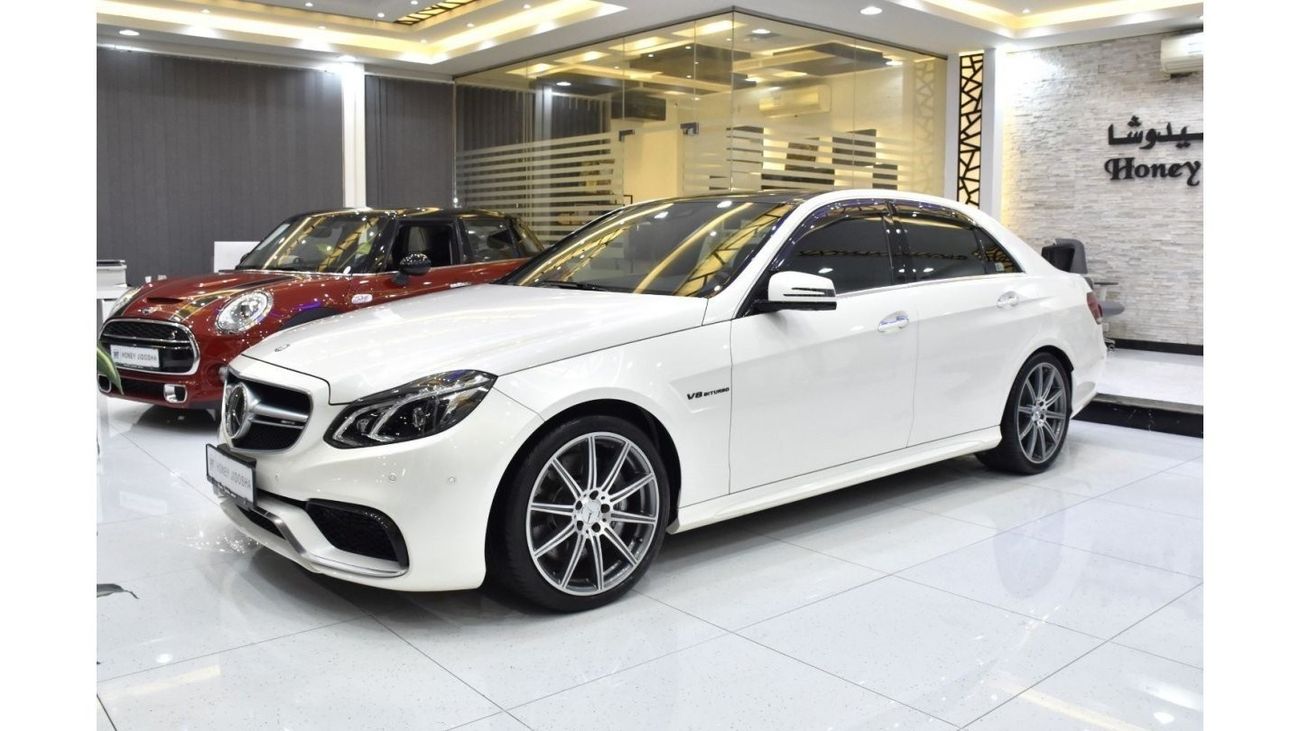 Mercedes-Benz E 63 AMG EXCELLENT DEAL for our Mercedes Benz E63 AMG ( 2014 Model ) in White Color Japanese Specs
