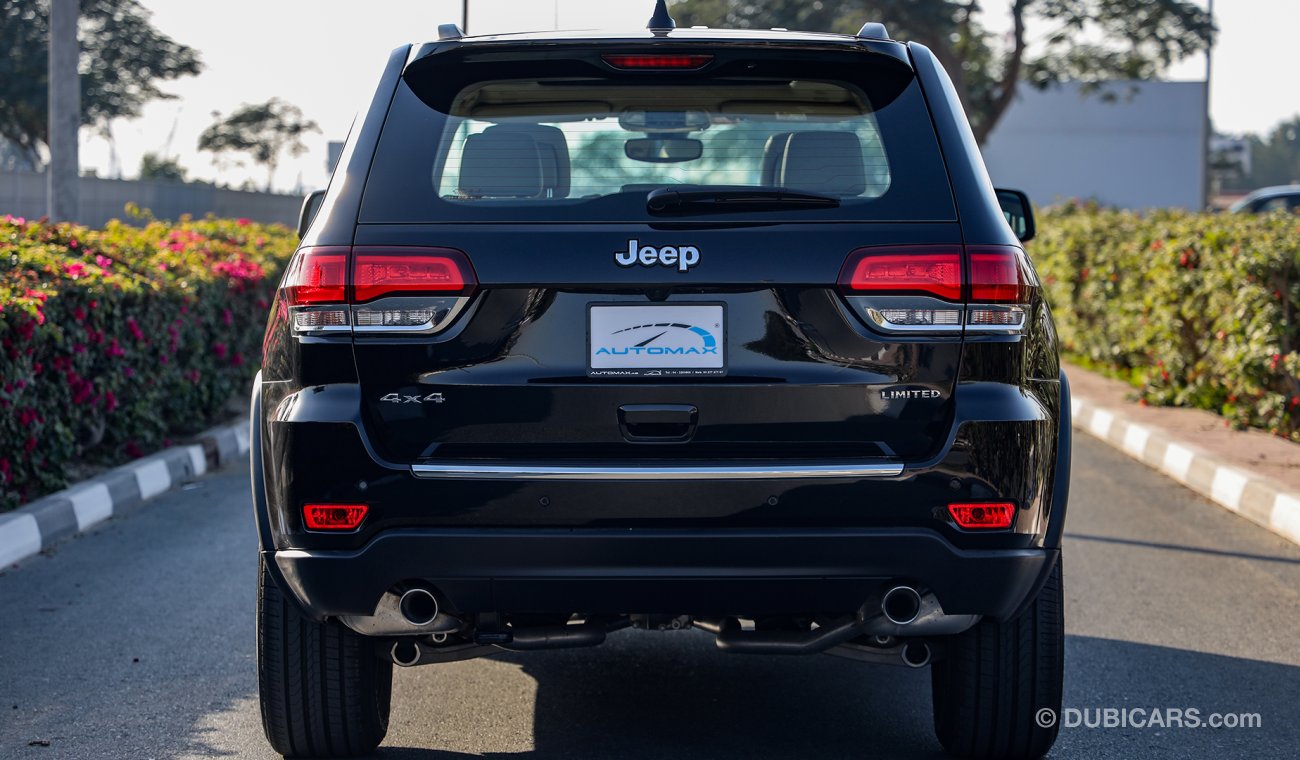 Jeep Grand Cherokee Limited V6 3.6L W/ 3Yrs or 60K km Warranty @ Official Dealer.