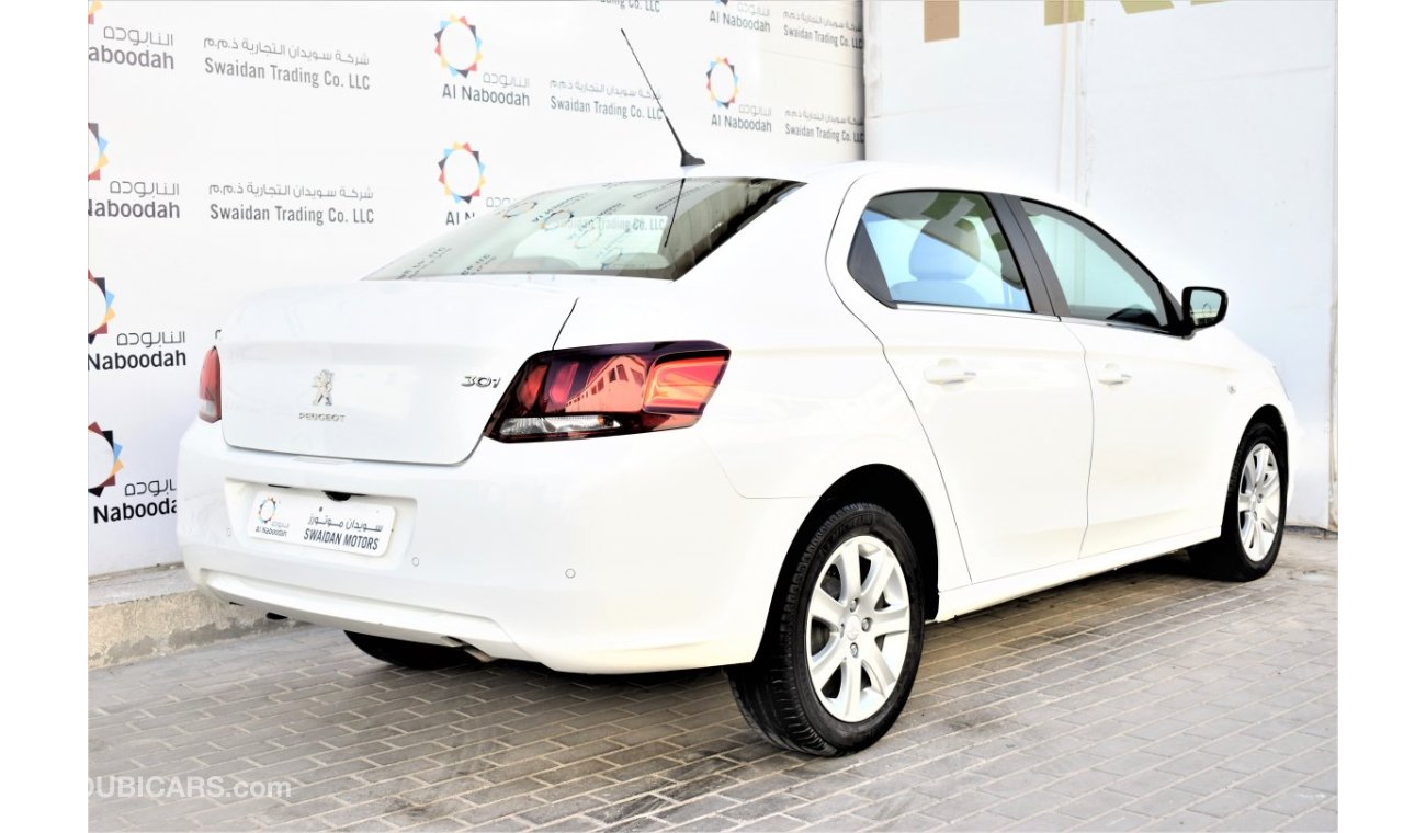 Peugeot 301 AED 479 PM | 1.6L ALLURE 2020 GCC AGENCY WARRANTY UP TO 2025 OR 100K KM