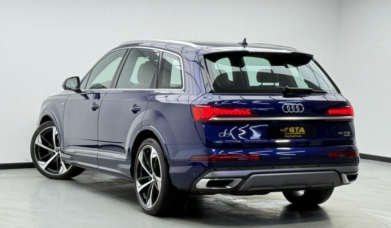 أودي Q7 55 TFSI S-LINE LUXURY 55 TFSI quattro S-Line 3.0L 2021 Audi Q7 55 TFSI S-Line, 2026 Audi Warranty, 2