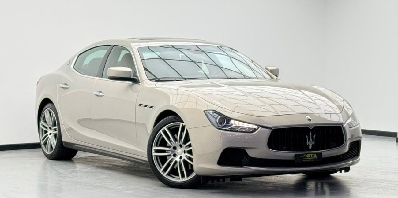 Maserati Ghibli 2016 Maserati Ghibli Q4, Full Maserati Service History, Excellent Condition, GCC