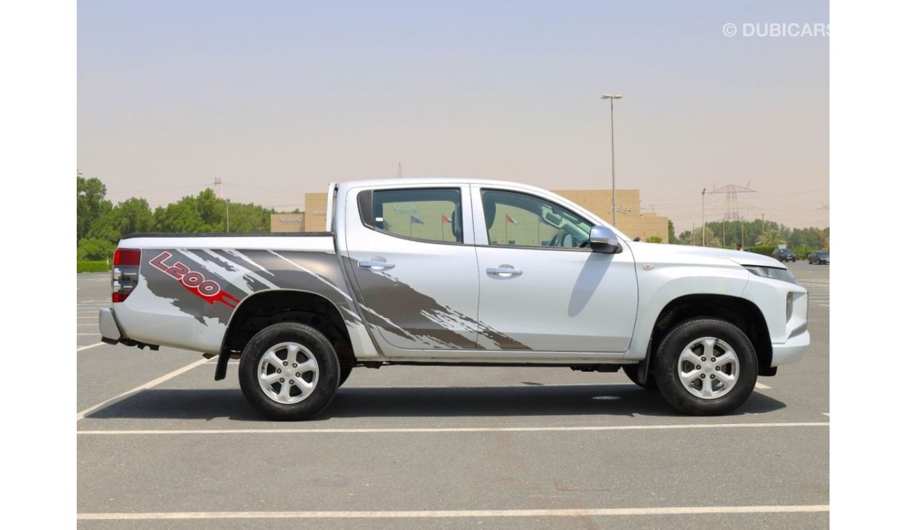 Mitsubishi L200 4x4 | Power Locks, Windows, Mirror | Petrol Engine | Excellent Condition | GCC