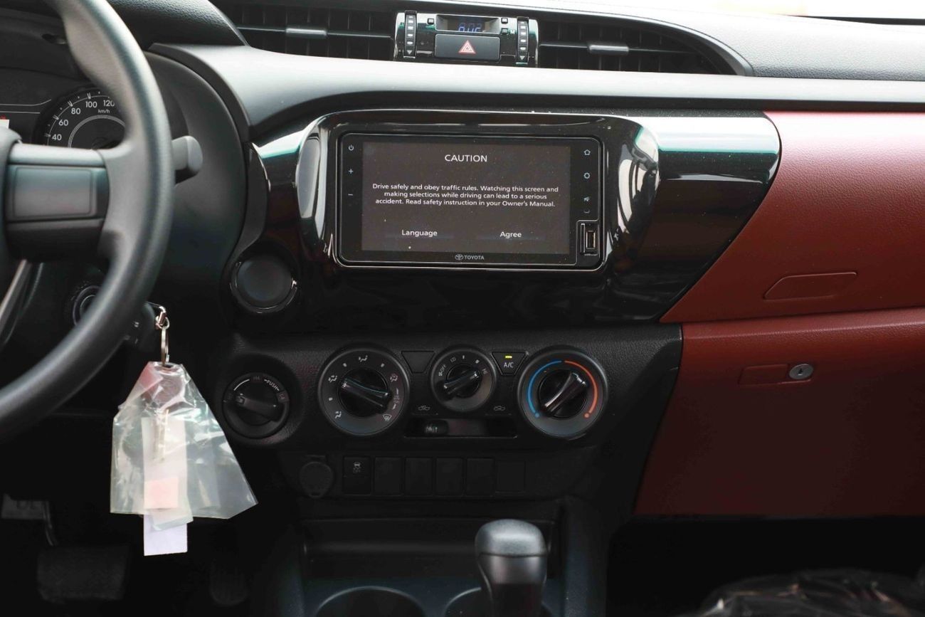 Toyota Hilux LOW 2.4 - PLATINUM WHITE PEARL inside MAROON | Export Only