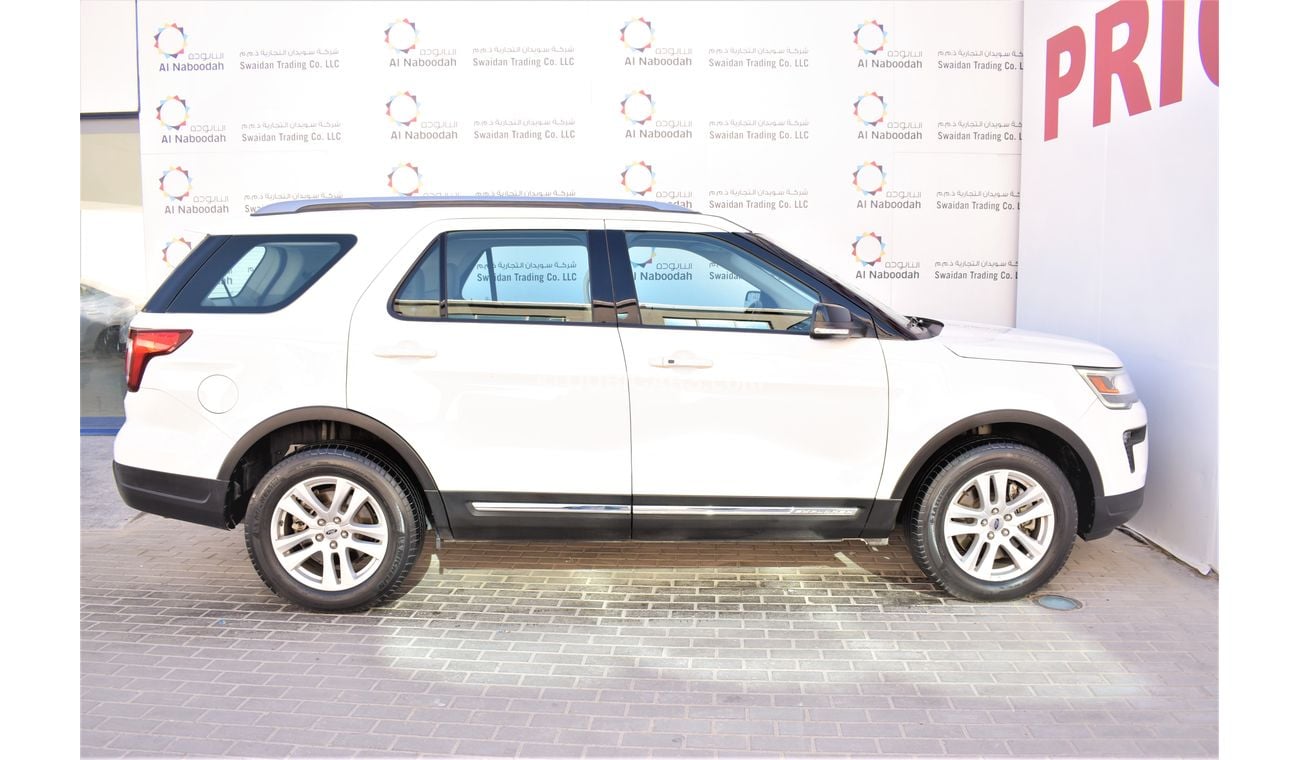 Ford Explorer 3.5L XLT V6 AWD 2018 GCC DEALER WARRANTY