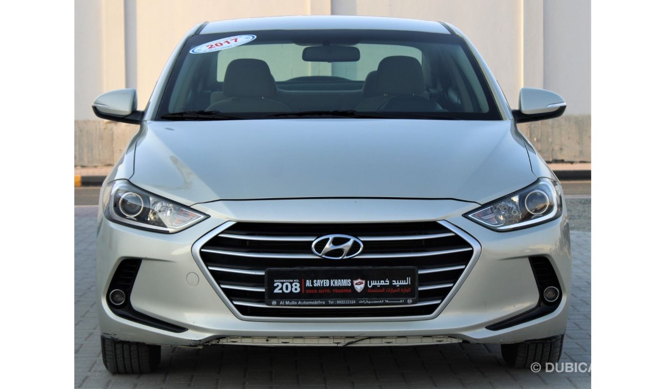 Hyundai Elantra Hyundai Elantra 2017, GCC, in excellent condition, without accidents, very clean from inside and out