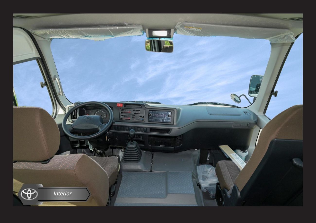 تويوتا كوستر TOYOTA COASTER 2.7L 23-STR H/R MID M/T PTR 2025 Export Only