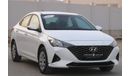 Hyundai Accent Base Hyundai Accent 2021 GCC, in excellent condition