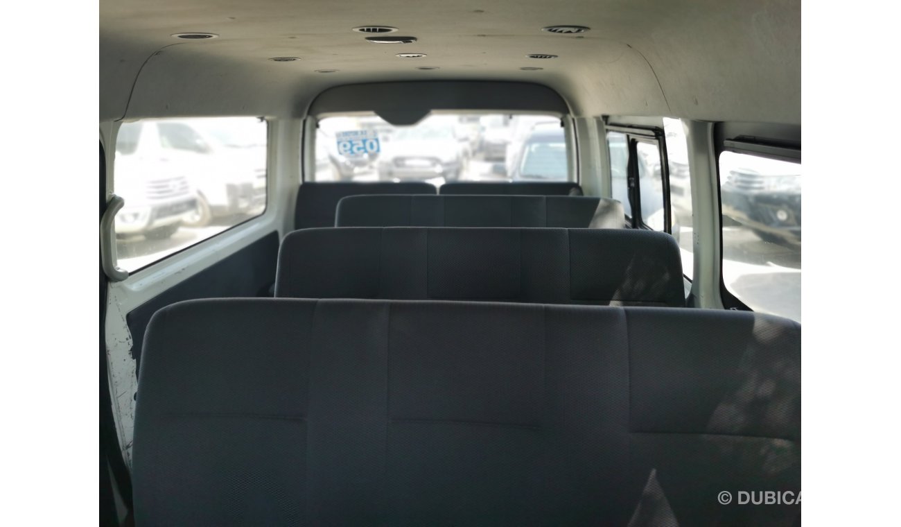 Toyota Hiace 2.7L, Petrol, M/T, AirBag, Power Lock, Power Window, 14 Seats. Front & Rear AC, LOT-728