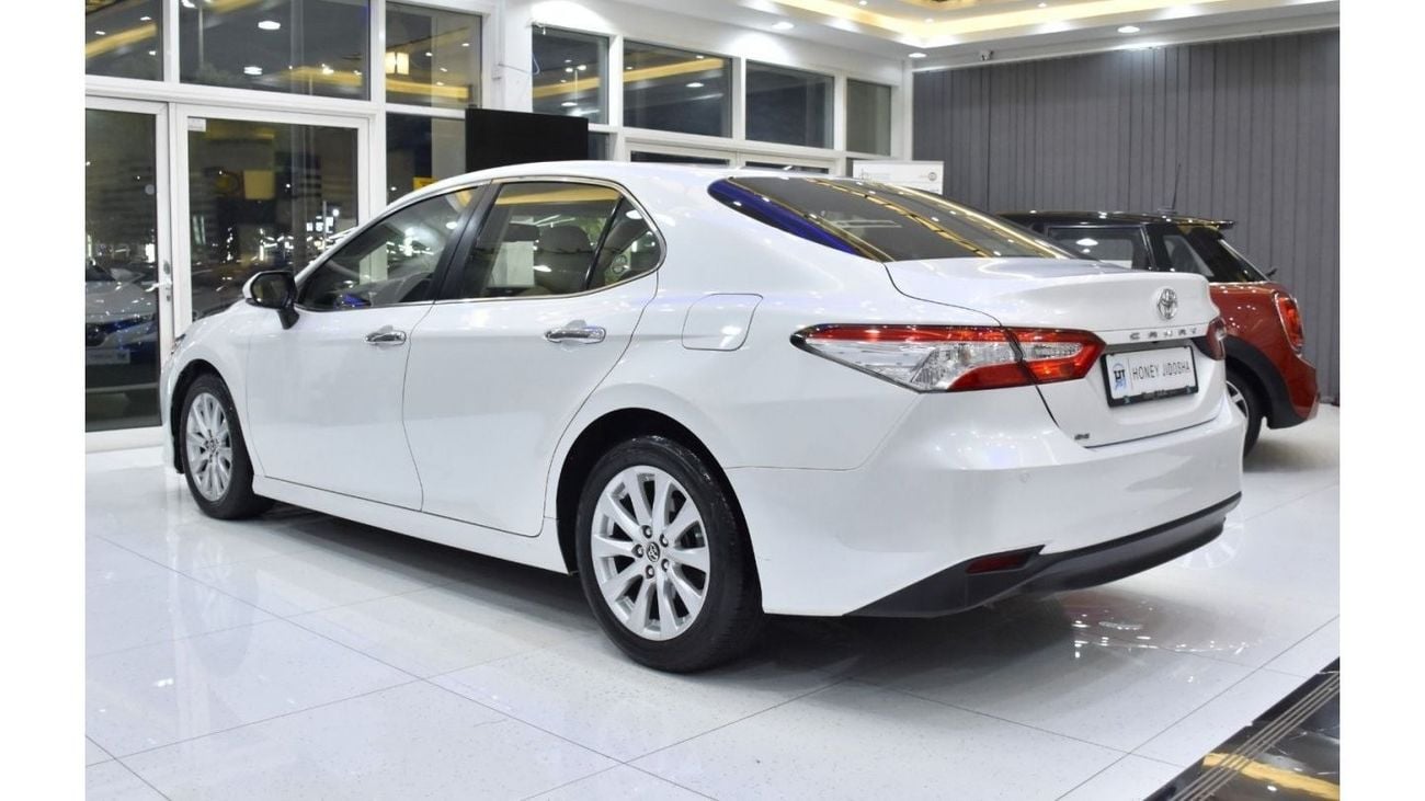 Toyota Camry EXCELLENT DEAL for our Toyota Camry SE ( 2019 Model ) in White Color GCC Specs