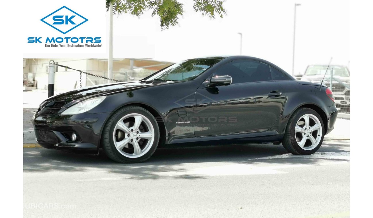 مرسيدس بنز SLK 200 2.0L, 17" Rims, DRL LED Headlights, Parking Sensor, Leather Seats, Bluetooth, USB (LOT # 763)