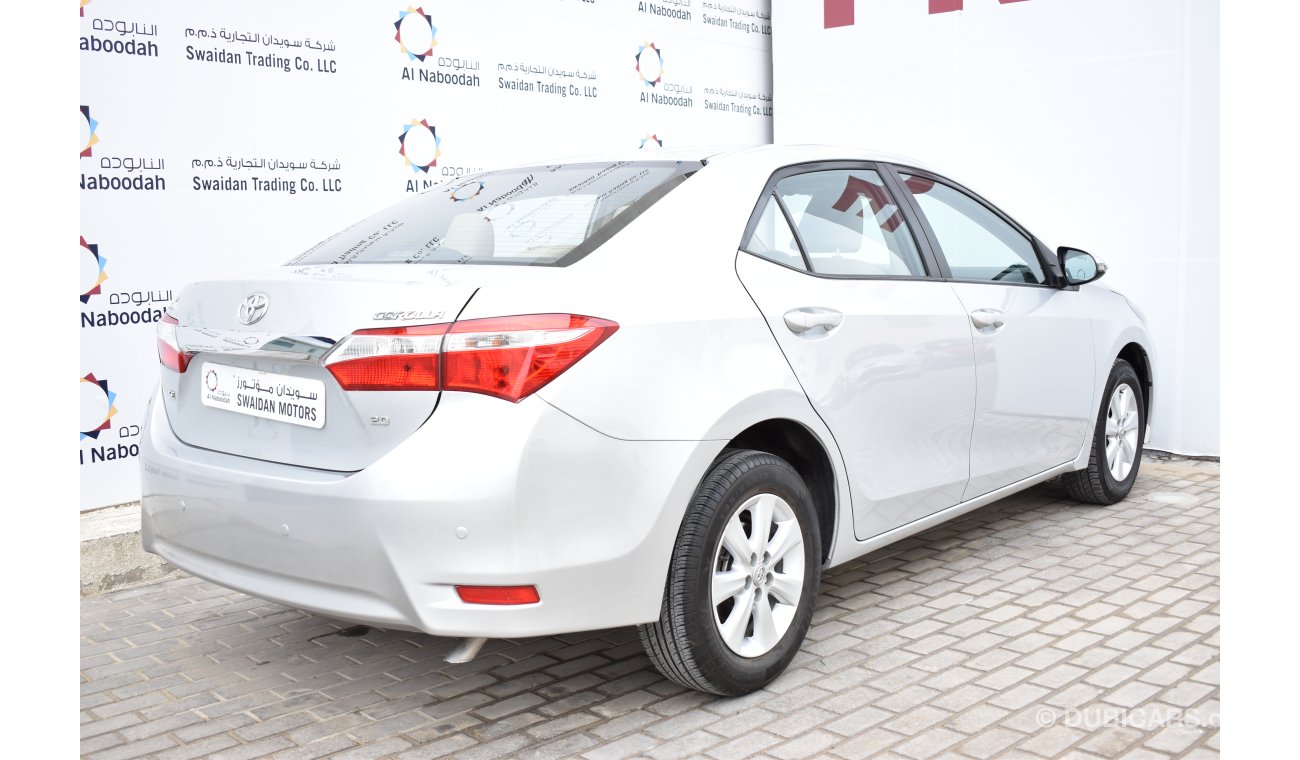 Toyota Corolla 2.0L SE 2016 GCC SPECS WITH DEALER WARRANTY