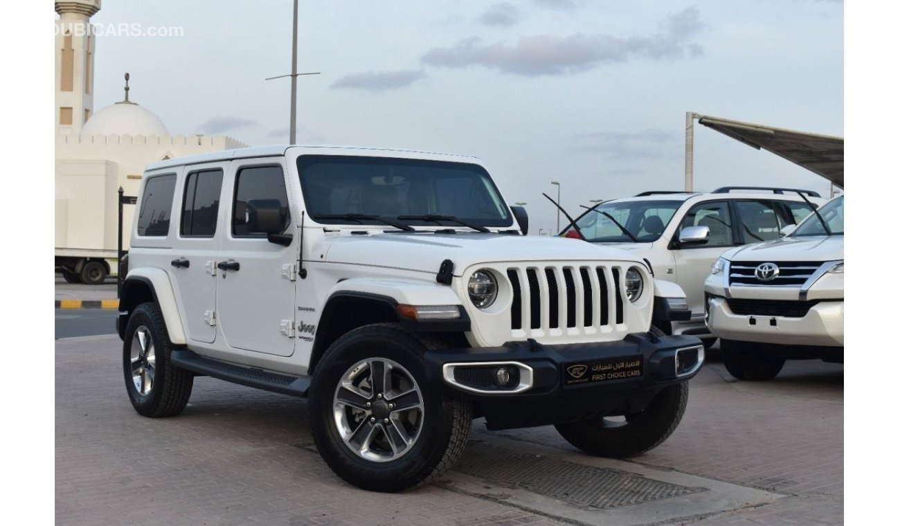 جيب رانجلر 2019 | JEEP WRANGLER UNLIMITED SAHARA | 4 DOORS | 3.6L V6 | UNDER SERVICE CONTRACT VALID UNTIL: 12/0