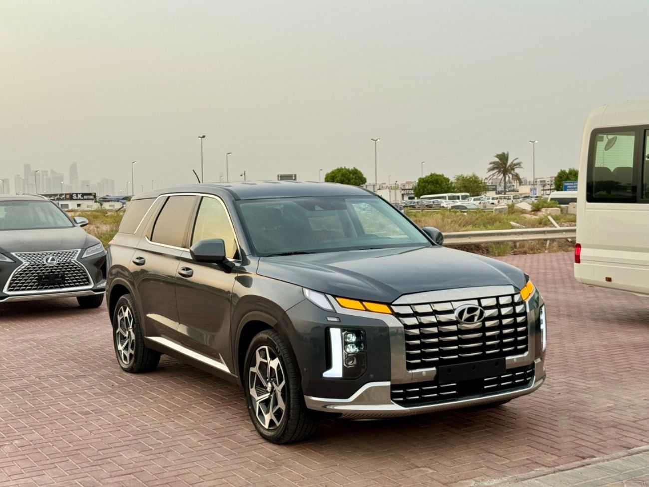 هيونداي باليساد 2021 CALLIGRAPHY RED 4x4 USA IMPORTED