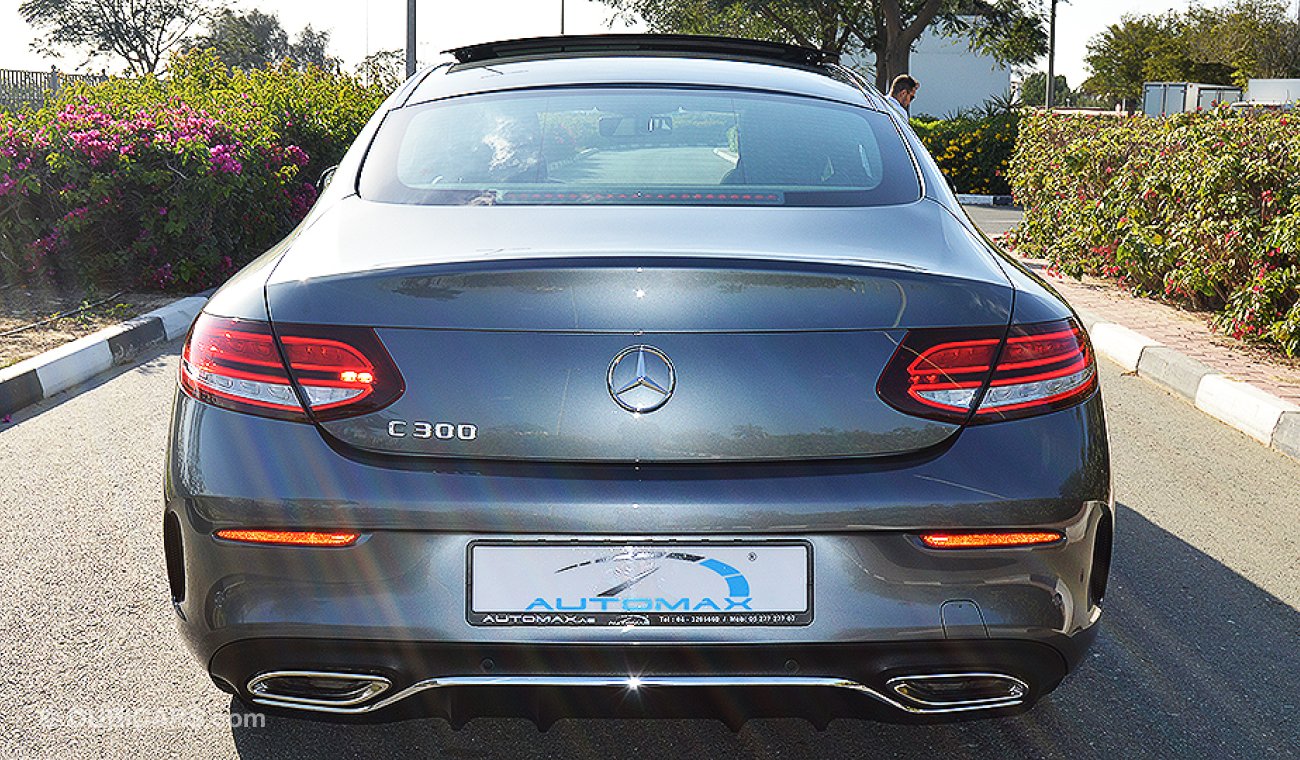 Mercedes-Benz C 300 Coupe 2019, 2.0L I-4 Turbo, GCC, 0km with 3 Years or 100,000km Warranty