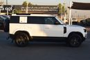لاند روفر ديفندر 2021Model 2.0 petrol Engine full option tap of the range colour white Transmission Automatic Interio