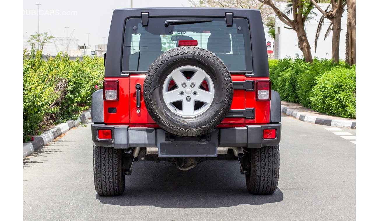 Jeep Wrangler 2016 - GCC - ZERO DOWN PAYMENT - 1755 AED/MONTHLY - 1 YEAR WARRANTY