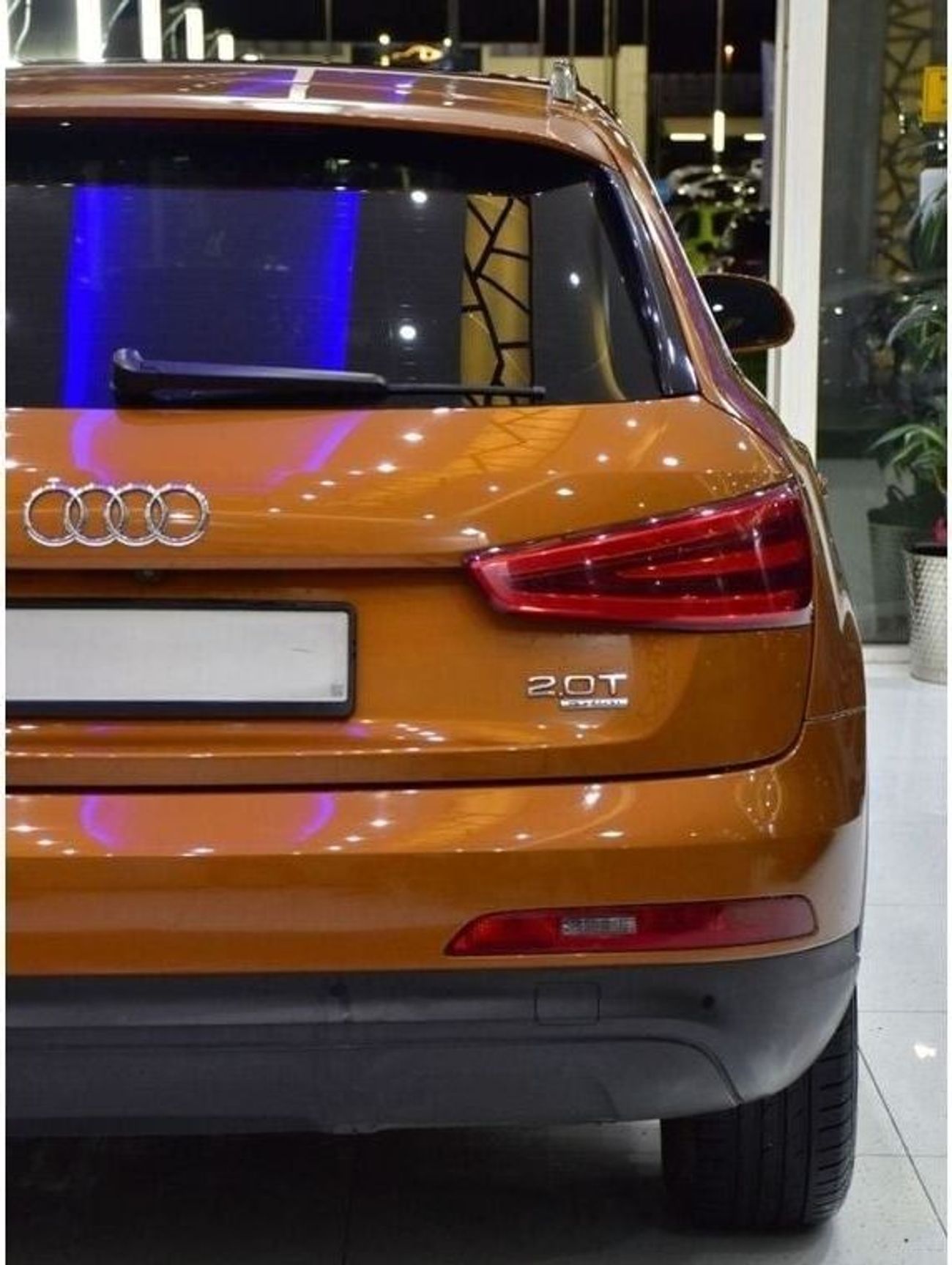 أودي Q3 EXCELLENT DEAL for our Audi Q3 2.0T Quattro ( 2013 Model ) in Orange Color GCC Specs