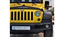 جيب رانجلر FULL SERVICE HISTORY! Jeep Wrangler Unlimited Sport 2015 Model!! in Yellow Color! GCC Specs