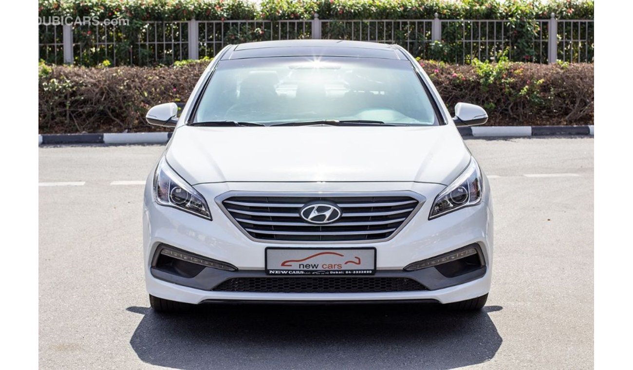 هيونداي سوناتا HYUNDAI SONATA - 2016 - ASSIST AND FACILITY IN DOWN PAYMENT - 775 AED/MONTHLY - 1 YEAR WARRANT