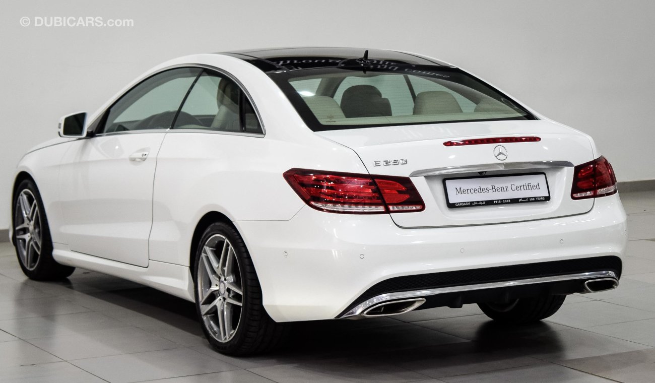 Mercedes-Benz E 250 Coupe AMG with warranty valid till 25/10/2022