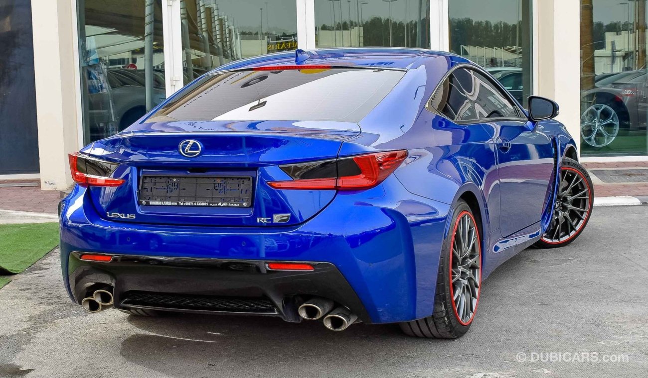 Lexus RC F 2016 V8 Agency Warranty Full Service History