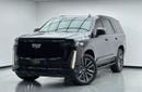 كاديلاك إسكالاد Sport Platinum 6.2L 4WD 2021 Cadillac Escalade 600 Sport, Cadillac Warranty + Service Pack, Fully Lo