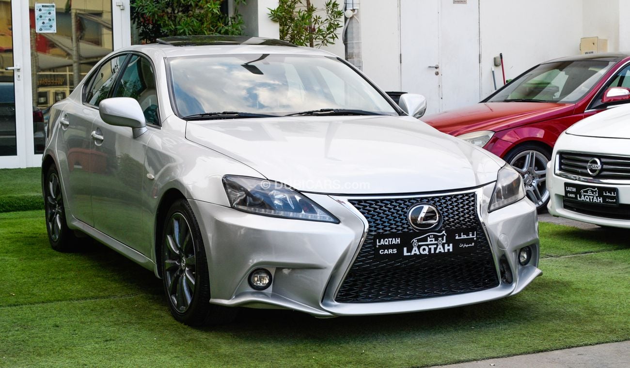 Lexus IS300 Gulf 2007 adapter 2014 silver color number one, fingerprint, rear camera hole, leather sensors, crui