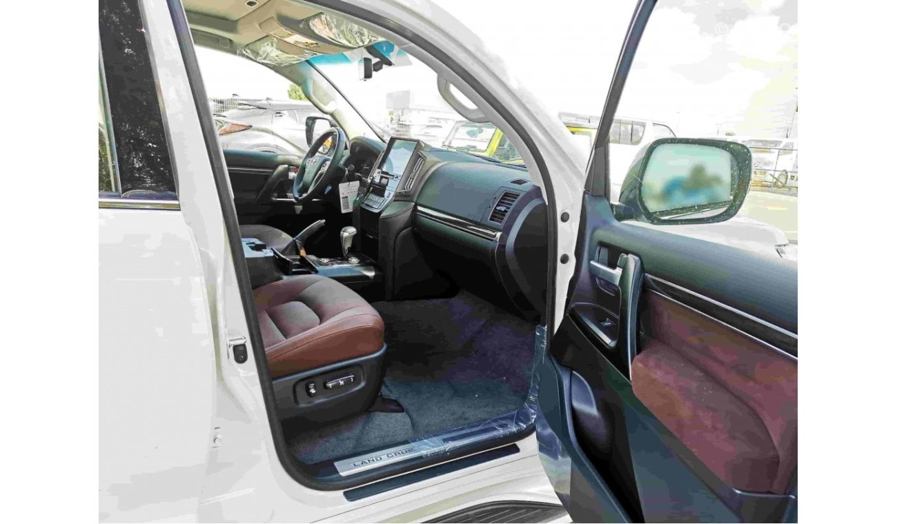 Toyota Land Cruiser 2021 Toyota Land Cruiser 4.0L GXR GT (White inside Brown) | Export Outside GCC