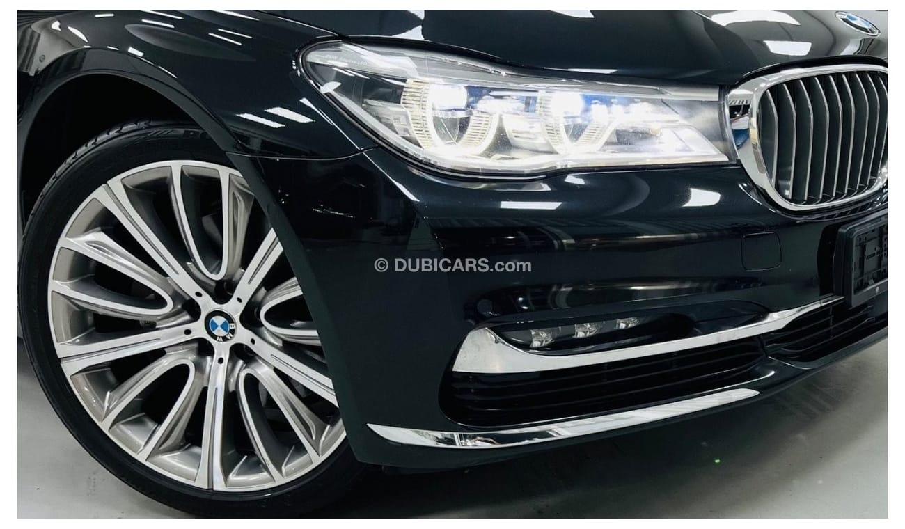 BMW 740Li Exclusive GCC .. FSH .. Perfect Condition .. V6 .. Top Range .