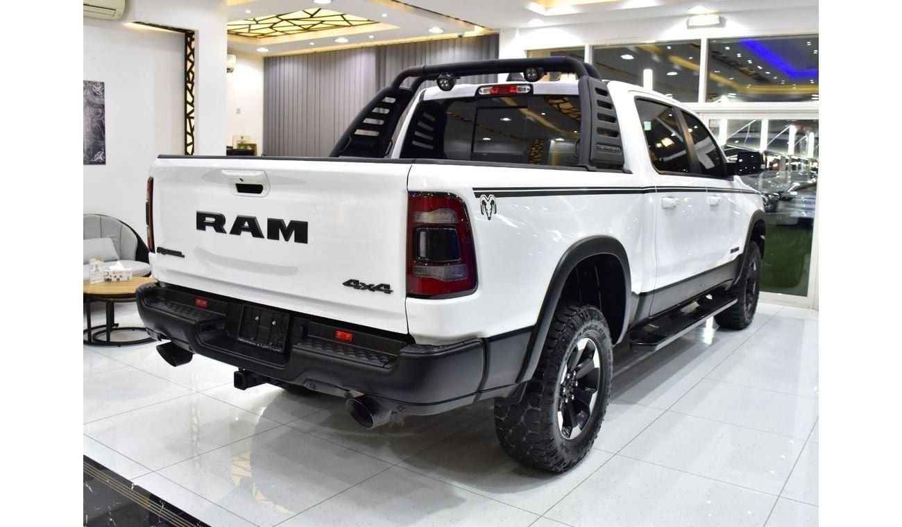 رام 1500 EXCELLENT DEAL for our Dodge Ram Rebel 4x4 5.7L ( 2021 Model ) in White Color GCC Specs