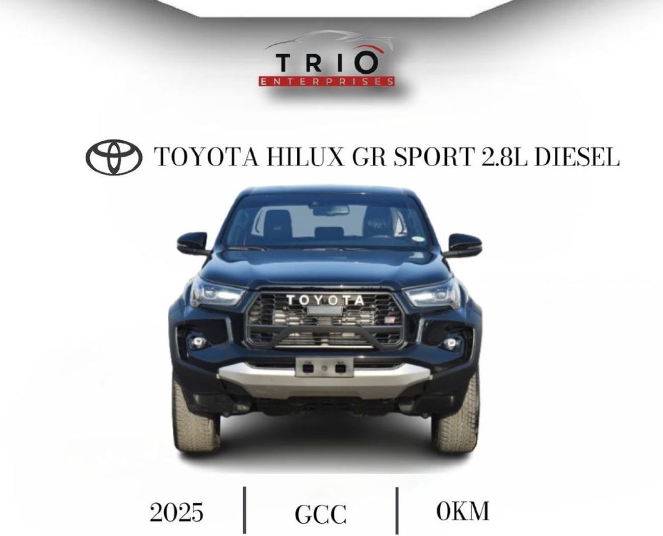 Toyota Hilux GR Sport 2.8L TOYOTA HILUX- 2.8L- GR- DIESEL- AUTOMATIC TRANSMISSION- FULL OPTION WITH WIRELESS CHAR