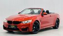 BMW M4 Std 2015 BMW M4 Convertible, December 2024 BMW Service Package, Low Kms, GCC