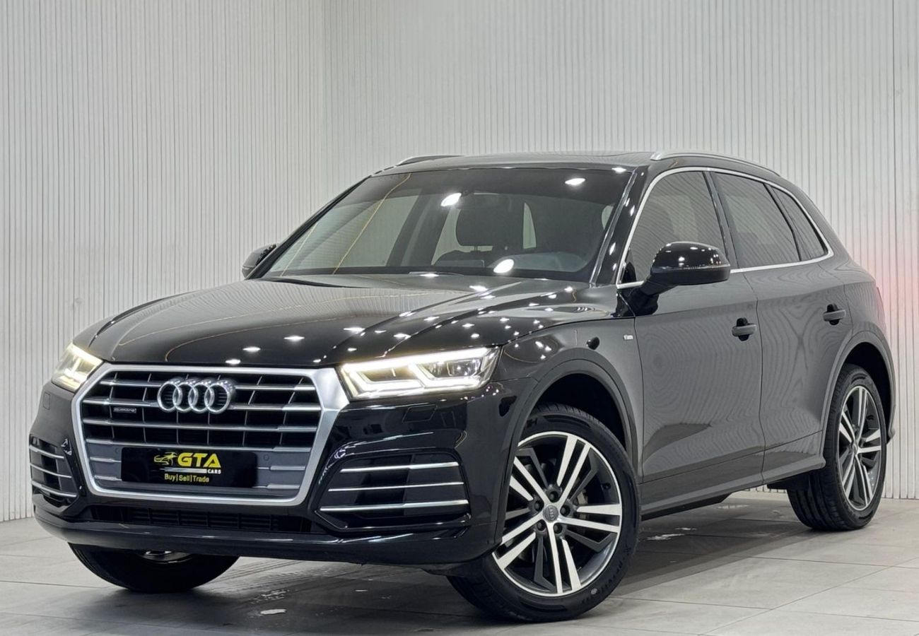 Audi Q5 45 TFSI Quattro S Line 2.0L (252 HP) 2019 Audi Q5 45TFSI S-Line Quattro, Warranty, Full Audi Service