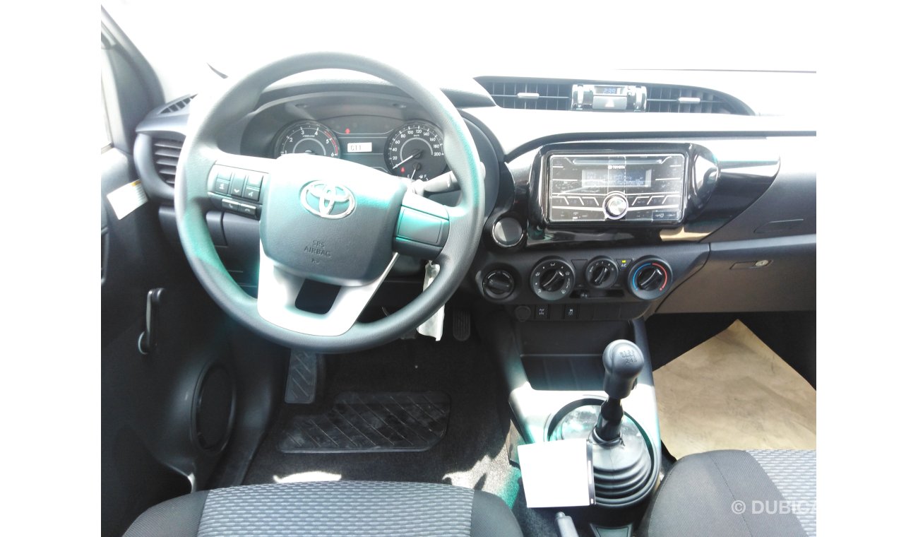 Toyota Hilux PICKUP 2.4L ENGINE 2019 MODEL BASIC OPTION WITH SILVER CHROME MANUAL TRANSMISSION DIESEL