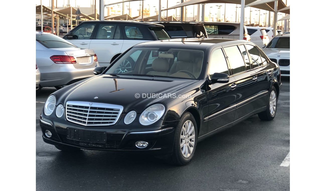 مرسيدس بنز E 350 موديل 2007 خليجي 6ابواب فل مواصفات كراسي جلد ومثبت سرعه وتحكم كهربي كامل ونظام صوت ممتاز وكاميرا خلف