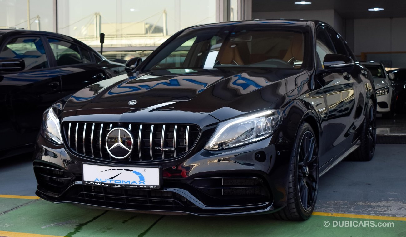 مرسيدس بنز C 63 AMG 2019, 4.0 V8-Biturbo, GCC, 0km w/ 2 Years Unlimited Mileage Warranty and 60K km Service at EMC