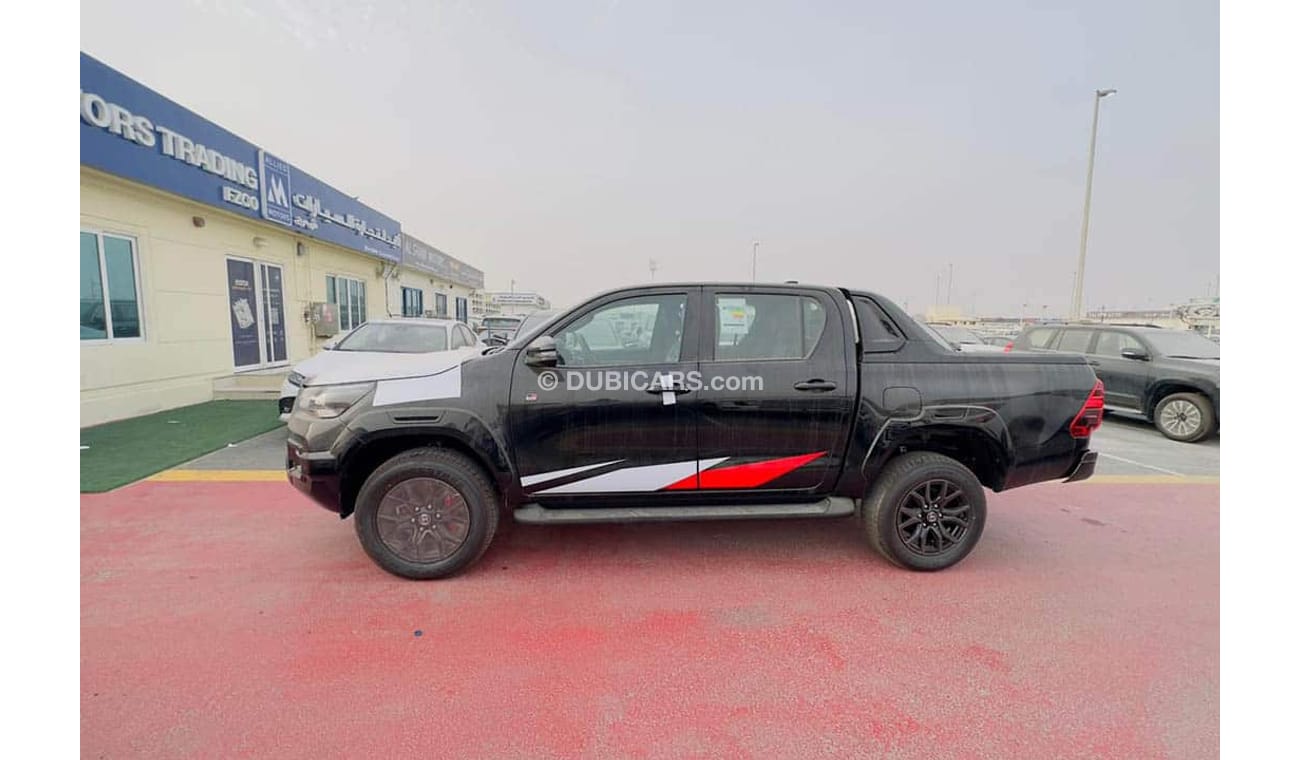 تويوتا هيلوكس D/cab P/up 4x4 2.8L Diesel - A/T - 23YM - GRS - BLK_BLK (EXPORT OFFER)