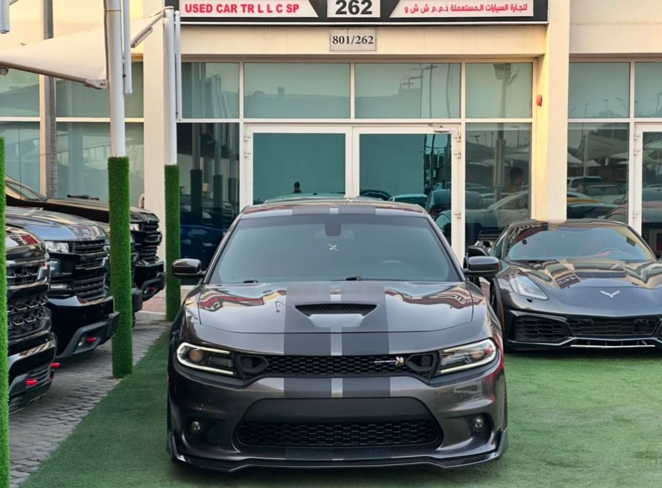 دودج تشارجر دودج تشارجر سكات باك 6.4 خليجي 2020 فل ابشن صبغ وكاله بحاله ممتازه