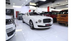 Bentley Mulsanne V8 Speed (2016) 6.75L FULLY LOADED *GCC* FSH !! REFRIGERATOR | DIAMOND STITCH | LUXURY COMPARTMENT