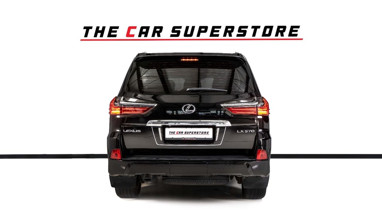 Lexus LX 570 Signature 5.7L 7 Seats-Al Futtaim Full Service History-Pearl Black Exterior Color