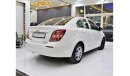 Chevrolet Aveo EXCELLENT DEAL for our Chevrolet Aveo ( 2019 Model! ) in White Color! GCC Specs