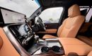 Lexus LX600 Lexus LX 600 twin turbo Model 2025 fuel petrol cylinder 6 white colour outside and interior orange