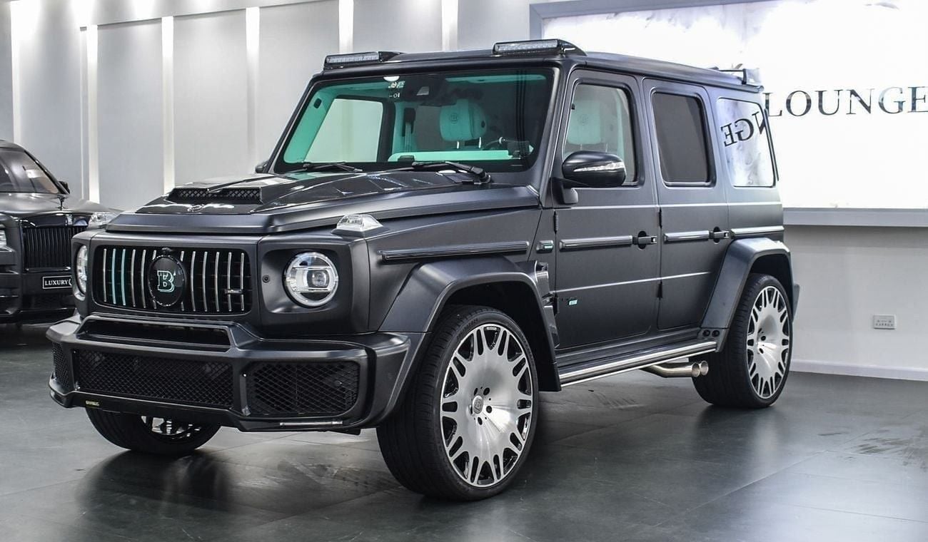 Mercedes-Benz G 63 AMG MERCEDES-BENZ G-63 2020 FULL CARBON.SATIN BLACK EXTERIOR, TIFFANY BLUE INTERIOR. IN EXCELLENT CONDIT