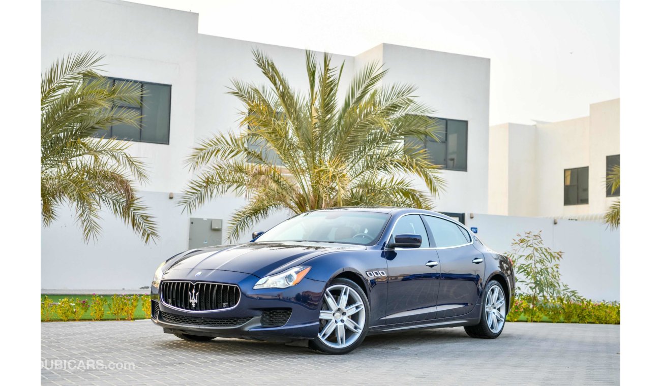 Maserati Quattroporte S - Full Agency Service History - AED 2,722 Per Month - 0% DP