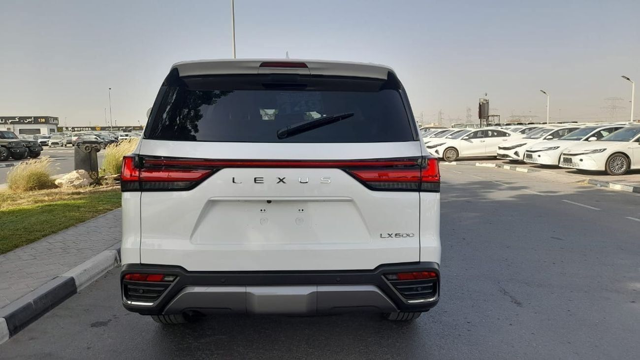 Lexus LX 600 RHD BRAND NEW 7 SEATER WHITE WITH TAN FULL OPTIONS PETROL Signature model