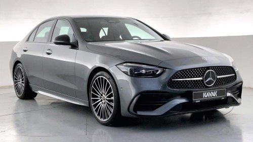 مرسيدس بنز C200 Premium + (AMG Line) | سنة ضمان مجانية | نسبة التمويل 1.99% | سياسة الإعادة بعد 7 أيام